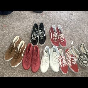 Vans bundle all size 12 except white pair 11.5